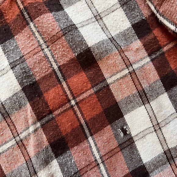 Upcycle-recycle Jim Morrison flannel shirt - Picture 4 of 4
